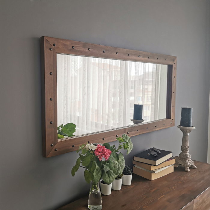 Hanah Home Espejo de Nogal Z11050CV